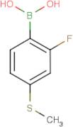 2-Fluoro-4-(methylsulphanyl)benzeneboronic acid