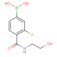 3-Fluoro-4-[(2-hydroxyethyl)carbamoyl]benzeneboronic acid