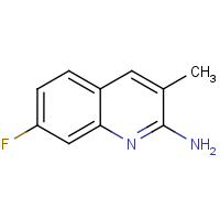 2-Amino-7-fluoro-3-methylquinoline