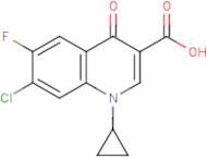 7-Chloro-1-cyclopropyl-1,4-dihydro-6-fluoro-4-oxoquinoline-3-carboxylic acid