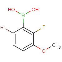 6-Bromo-2-fluoro-3-methoxybenzeneboronic acid