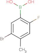 5-Bromo-2-fluoro-4-methylbenzeneboronic acid