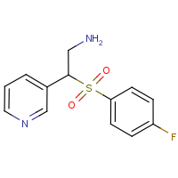 3-{2-Amino-1-[(4-fluorophenyl)sulphonyl]ethyl}pyridine