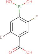 5-Bromo-4-carboxy-2-fluorobenzeneboronic acid