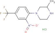 3-Methyl-1-[2-nitro-4-(trifluoromethyl)phenyl]piperazine hydrochloride