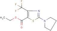 Ethyl 2-(pyrrolidin-1-yl)-4-(trifluoromethyl)-1,3-thiazole-5-carboxylate