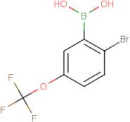 2-Bromo-5-(trifluoromethoxy)benzeneboronic acid