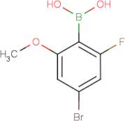 4-Bromo-2-fluoro-6-methoxybenzeneboronic acid