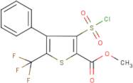 Methyl 3-(chlorosulphonyl)-4-phenyl-5-(trifluoromethyl)thiophene-2-carboxylate