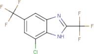 2,5-Bis(trifluoromethyl)-7-chloro-1H-benzimidazole