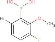 6-Bromo-3-fluoro-2-methoxybenzeneboronic acid