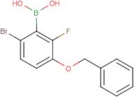 3-(Benzyloxy)-6-bromo-2-fluorobenzeneboronic acid