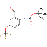 2-Amino-5-(trifluoromethoxy)benzaldehyde, N-BOC protected