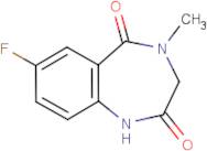 3,4-Dihydro-7-fluoro-4-methyl-1H-1,4-benzodiazepine-2,5-dione