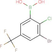 3-Bromo-2-chloro-5-(trifluoromethyl)benzeneboronic acid