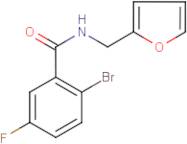 2-Bromo-5-fluoro-N-(fur-2-ylmethyl)benzamide