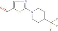 2-[4-(Trifluoromethyl)piperidin-1-yl]-1,3-thiazole-5-carboxaldehyde