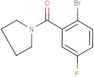 1-(2-Bromo-5-fluorobenzoyl)pyrrolidine