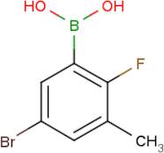 5-Bromo-2-fluoro-3-methylbenzeneboronic acid