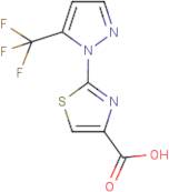 2-[5-(Trifluoromethyl)-1H-pyrazol-1-yl]-1,3-thiazole-4-carboxylic acid