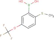 2-(Methylthio)-5-(trifluoromethoxy)benzeneboronic acid