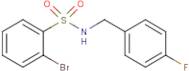 2-Bromo-N-(4-fluorobenzyl)benzenesulphonamide