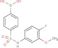 4-[N-(4-Fluoro-3-methoxyphenyl)sulphamoyl]benzeneboronic acid