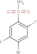 4-Bromo-2,5-difluorobenzenesulphonamide