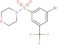 4-{[3-Bromo-5-(trifluoromethyl)phenyl]sulphonyl}morpholine