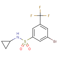 3-Bromo-5-(N-cyclopropylsulphamoyl)benzotrifluoride