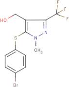 5-(4-Bromophenylthio)-4-(hydroxymethyl)-1-methyl-3-(trifluoromethyl)-1H-pyrazole