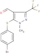 5-(4-Bromophenylthio)-1-methyl-3-(trifluoromethyl)-1H-pyrazole-4-carboxaldehyde