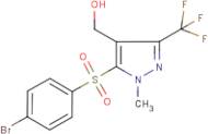 5-(4-Bromophenylsulphonyl)-4-(hydroxymethyl)-1-methyl-3-(trifluoromethyl)-1H-pyrazole