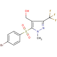 5-(4-Bromophenylsulphonyl)-4-(hydroxymethyl)-1-methyl-3-(trifluoromethyl)-1H-pyrazole