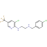 1-(4-Chlorobenzylamino)-2-[3-chloro-5-(trifluoromethyl)pyrid-2-ylamino]ethane