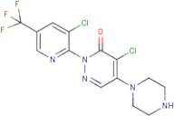4-Chloro-2-[3-chloro-5-(trifluoromethyl)pyridin-2-yl]-5-piperazino-3(2H)-pyridazinone