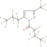 1-Heptafluorobutyryl-5(3)-(heptafluoropropyl)-3(5)-(trifluoromethyl)pyrazole