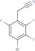 4-Bromo-2,3,6-trifluorophenylacetonitrile