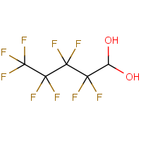 1H-Nonafluoropentane-1,1-diol