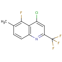 4-Chloro-5-fluoro-6-methyl-2-(trifluoromethyl)quinoline