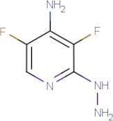 4-Amino-3,5-difluoro-2-hydrazinopyridine