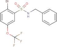 N-Benzyl-2-bromo-5-(trifluoromethoxy)benzenesulphonamide