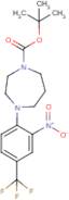 4-[2-Nitro-4-(trifluoromethyl)phenyl]homopiperazine, N1-BOC protected