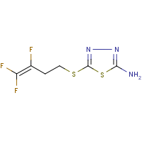 2-Amino-5-(3,4,4-trifluorobut-3-en-1-ylthio)-1,3,4-thiadiazole