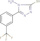 4-Amino-3-mercapto-5-[3-(trifluoromethyl)phenyl]-4H-1,2,4-triazole