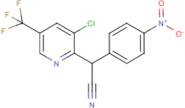2-[3-Chloro-5-(trifluoromethyl)pyridin-2-yl]-2-(4-nitrophenyl)acetonitrile