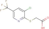 {[3-Chloro-5-(trifluoromethyl)pyridin-2-yl]thio}acetic acid