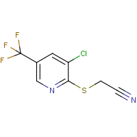 {[3-Chloro-5-(trifluoromethyl)pyridin-2-yl]thio}acetonitrile