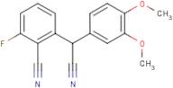 2-(2-Cyano-3-fluorophenyl)-2-(3,4-dimethoxyphenyl)acetonitrile