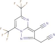 5,7-Bis(trifluoromethyl)-3-cyano-2-(cyanomethyl)pyrazolo[1,5-a]pyrimidine